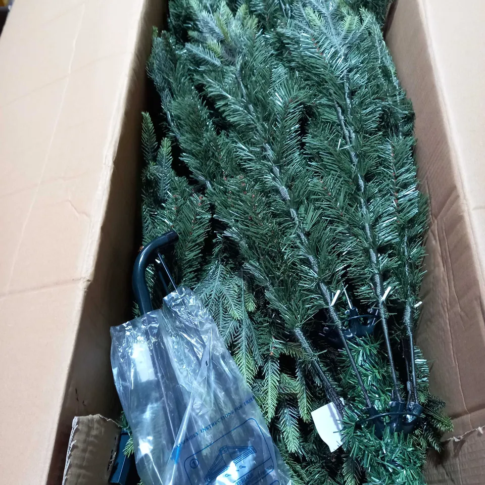 BOXED 7FT SHERWOOD REAL LOOK FULL CHRISTMAS TREE - COLLECTION ONLY RRP £274.99