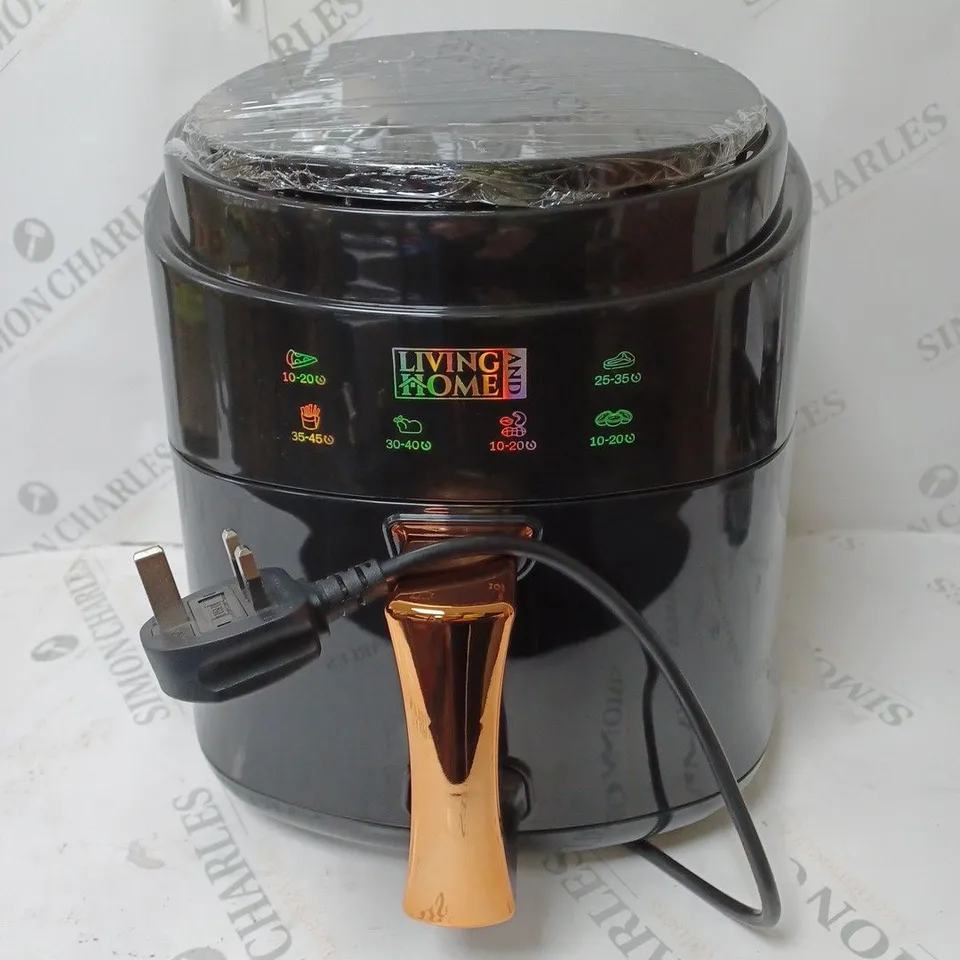 LIVING AND HOME 7 LITRE AIR FRYER BLACK