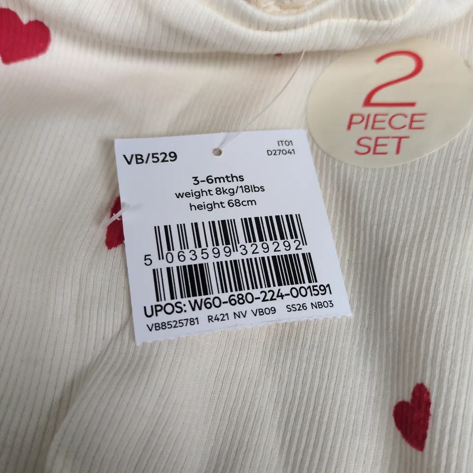 NEXT BABY 2 PIECE SET 3 - 6 MONTHS WITH TAGS