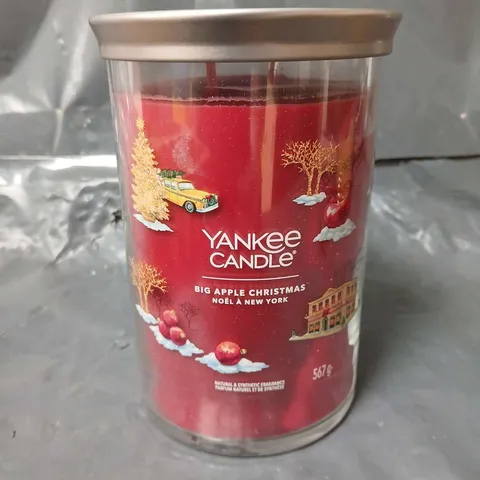 YANKEE CANDLE BIG APPLE CHRISTMAS 567G CANDLE