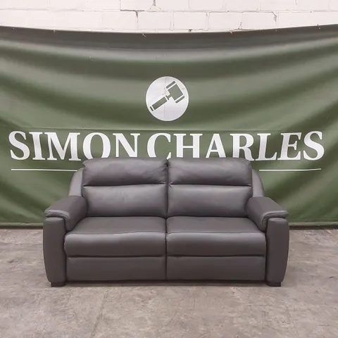 QUALITY DESIGNER ITALIAN MADE PARMA 3 SEATER LEATHER SOFA