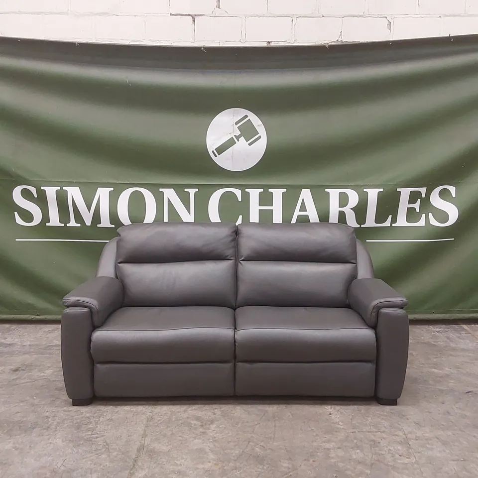 QUALITY DESIGNER ITALIAN MADE PARMA 3 SEATER LEATHER SOFA