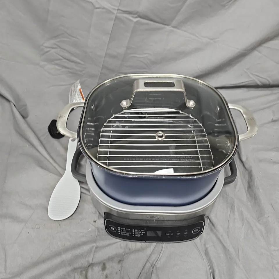 NINJA MC1101UK ELECTRIC GRILL / MULTI-COOKER WITH GLASS LID NOT TESTED .