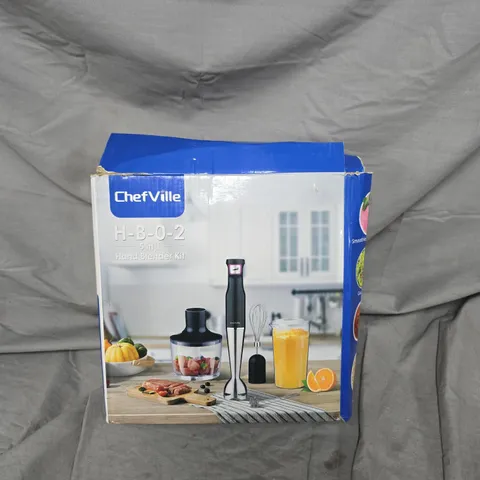 CHEFVILLE H-B-O-2 5-IN-1 HAND BLENDER KIT – BOXED