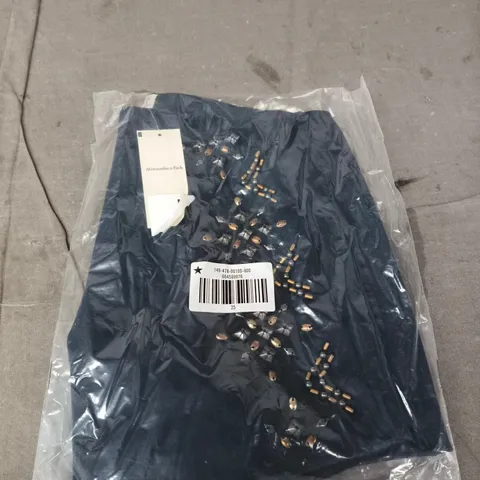 ABERCROMBIE & FITCH NAVY TROUSRS - SIZE 25