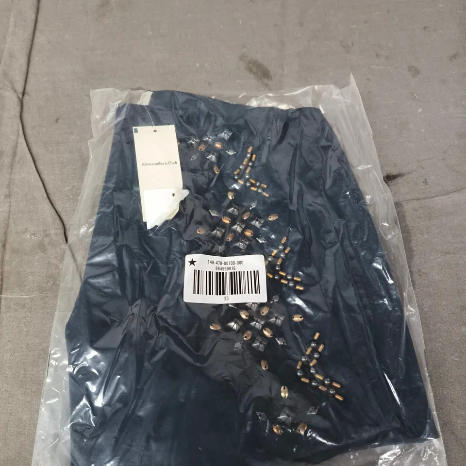 ABERCROMBIE & FITCH NAVY TROUSRS - SIZE 25