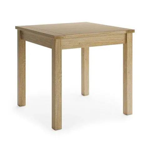 BOXED OLNEY COMPACT SQUARE DINING TABLE OAK