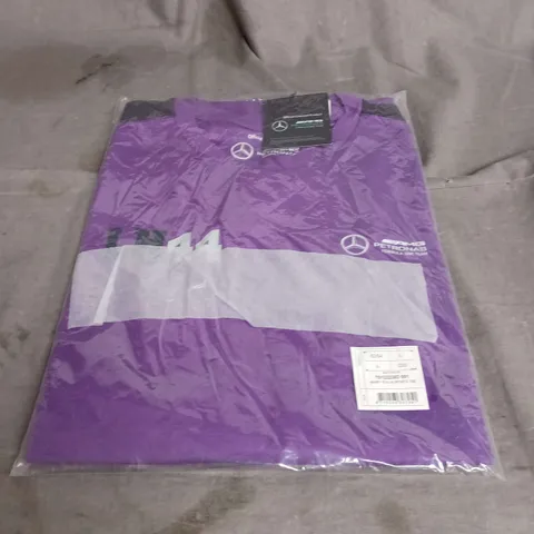 BAGGED MERCEDES AMG PETRONAS F1 LH SPORTS TEE IN PURPLE SIZE US L
