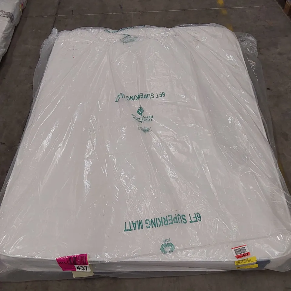 QUALITY BAGGED 5' SERENITY HYBRID COIL AND MEMORY FOAM KINGSIZE MATTRESS 