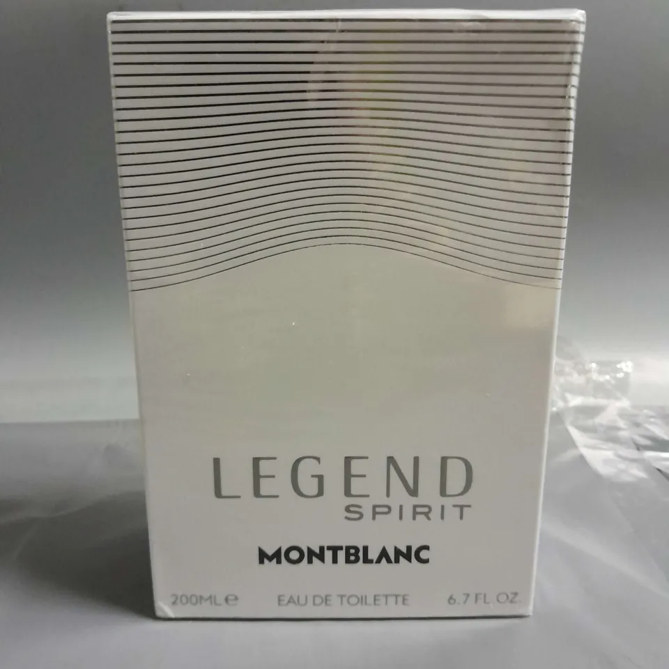 BOXED AND SEALED MONTBLANC LEGEND SPIRIT EAU DE TOILETTE 200ML