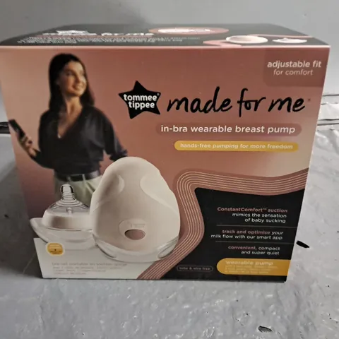 BOXED TOMMEE TIPPEE MADE FOR ME IN-BRA WEARABLE BREAST PUMP