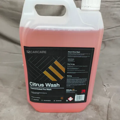EZCARCARE CITRUS WASH CONCENTRATED PRE-WASH – 5L