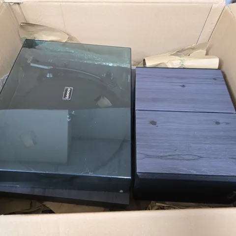 LENCO LS-300 TURNTABLE AND SPEAKER SET