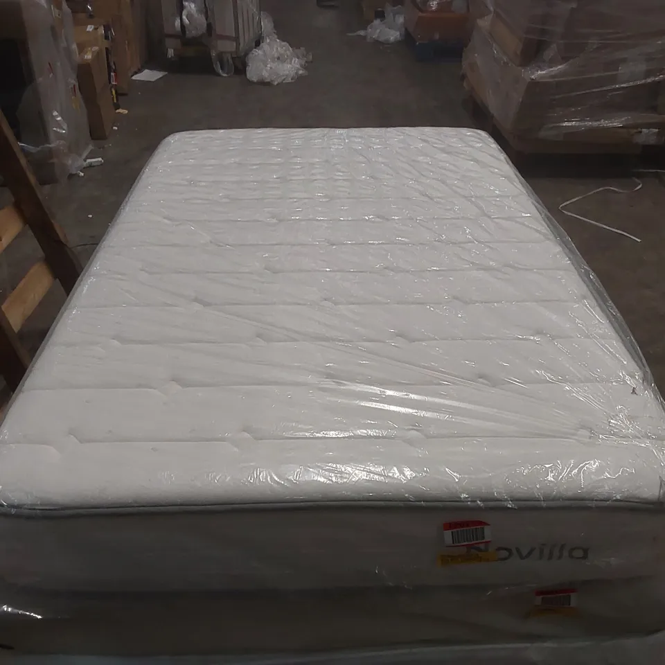 QUALITY BAGGED NOVILLA 25CM ORTHO MEMORY FOAM POCKET SPRUNG MATTRESS - 4' SMALL DOUBLE