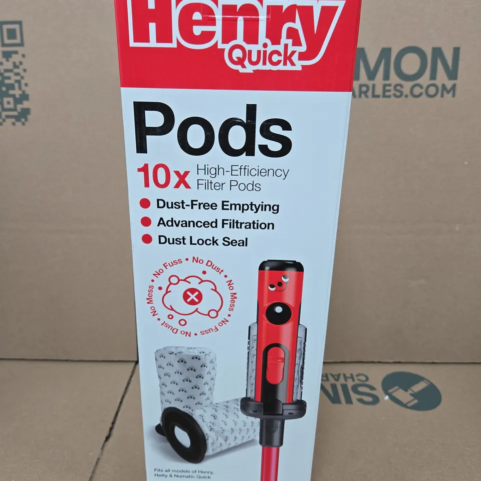 HENRY QUICK PODS – 10X HIGH-EFFICIENCY FILTER PODS