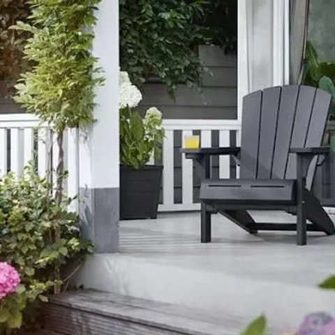 BOXED KETER ALPINE ADIRONDACK CHAIR - GRAPHITE