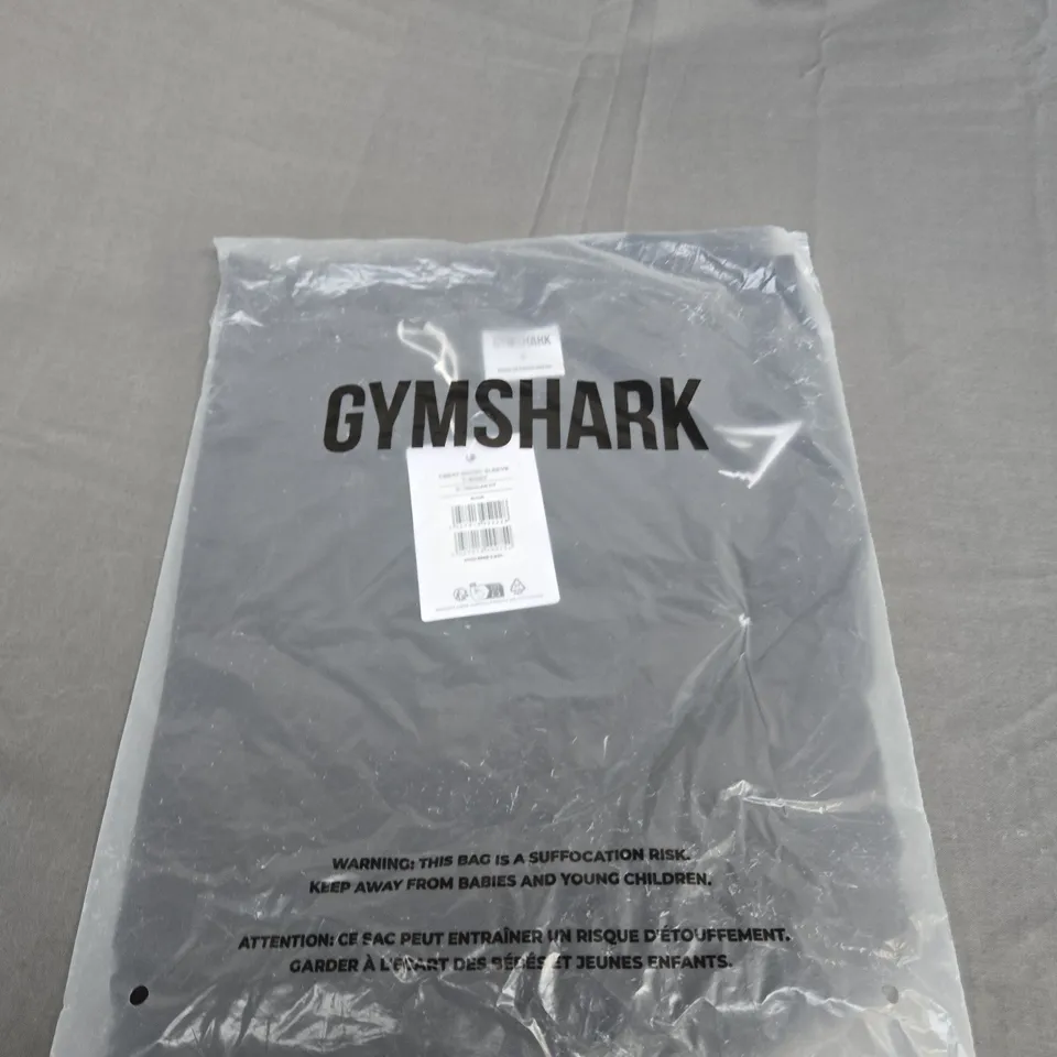 BAGGED GYMSHARK CREST SHORT SLEEVE T-SHIRT SIZE S