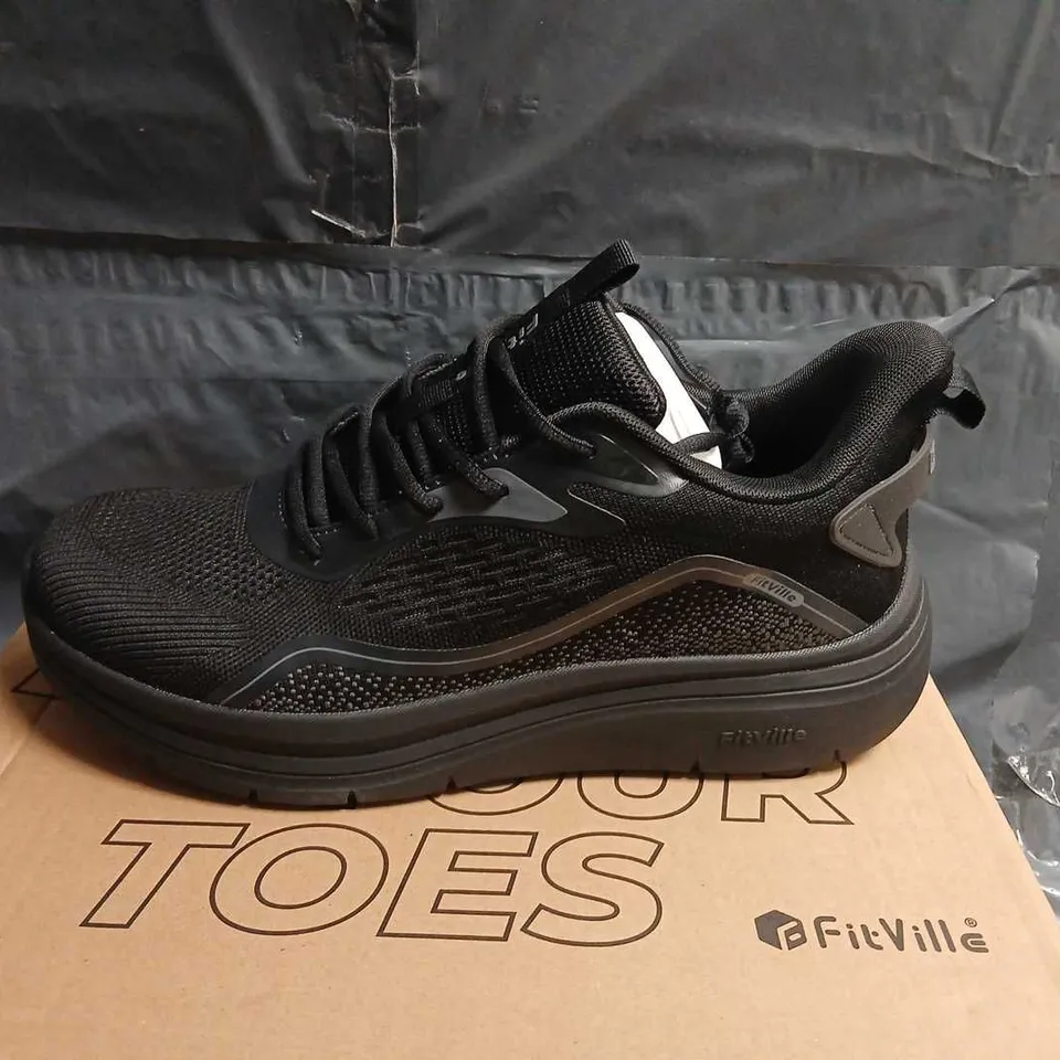 FITVILLE CLOUD STRIDER V3 MEN'S RUNNING SHOES – BLACK SIZE 11