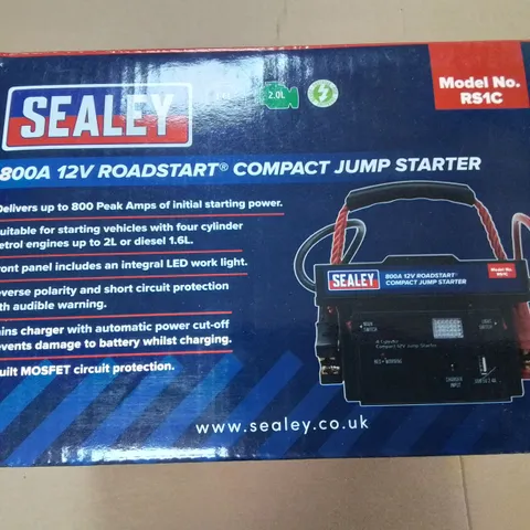 SEALEY 800A 12V ROADSTERS COMPACT JUMP STARTER - RS1C