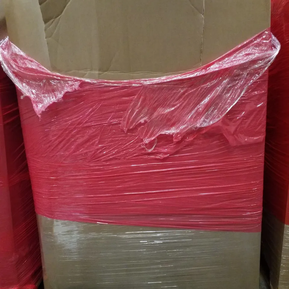 PALLET CONTAINING ASSORTED PRODUCTS INCLUDING UNDER DESK ELECTRIC ELLIPTICAL TRAINER, LAPTOP BACKPACK, RETRACTABLE SAFETY GATE, SHOWER SYSTEM & FOLDING SHOPPING TROLLEY