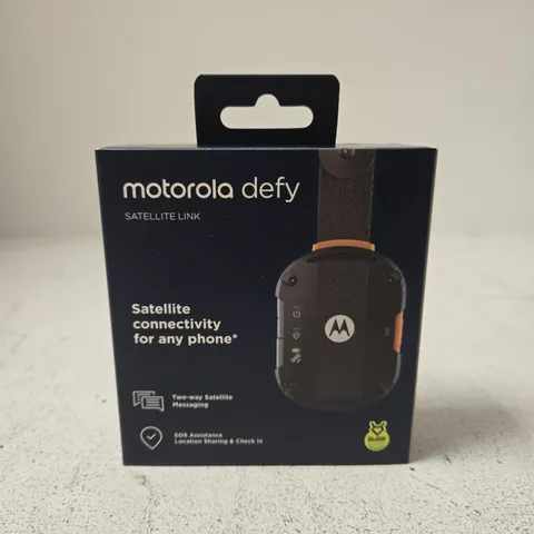 SEALED MOTOROLA DEFY SATELLITE LINK DEVICE