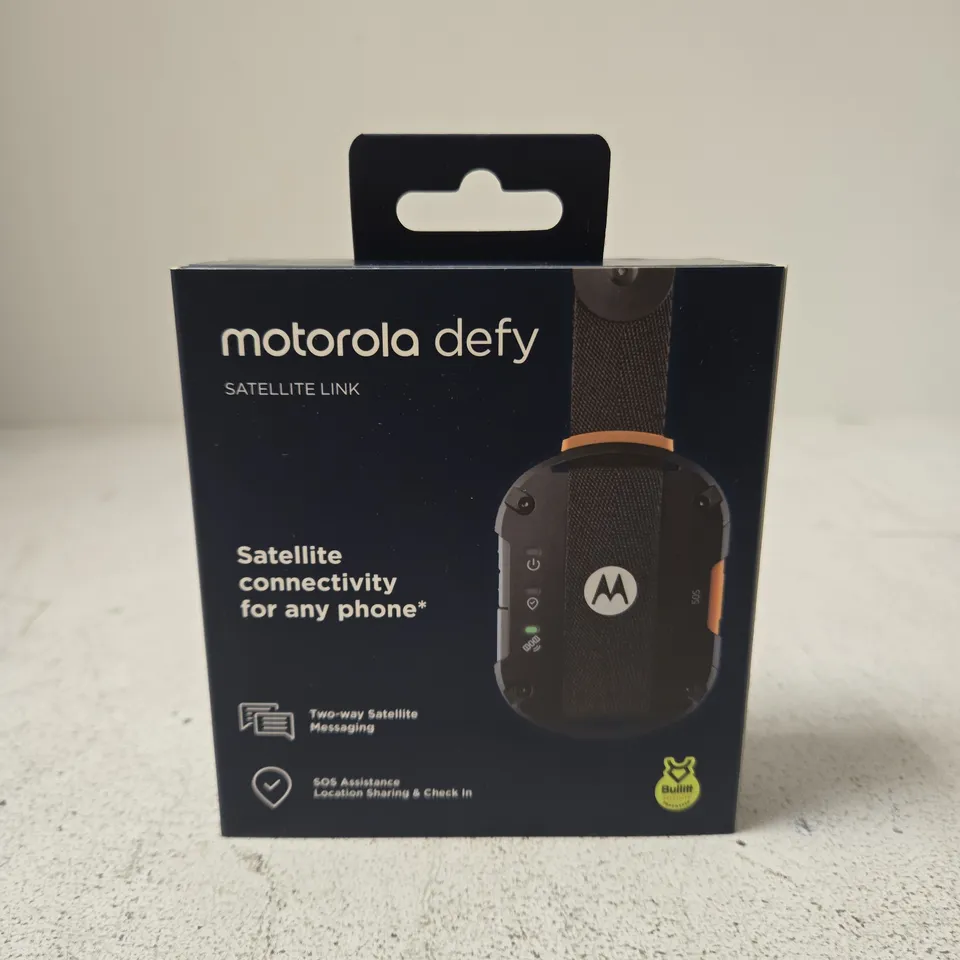 SEALED MOTOROLA DEFY SATELLITE LINK DEVICE