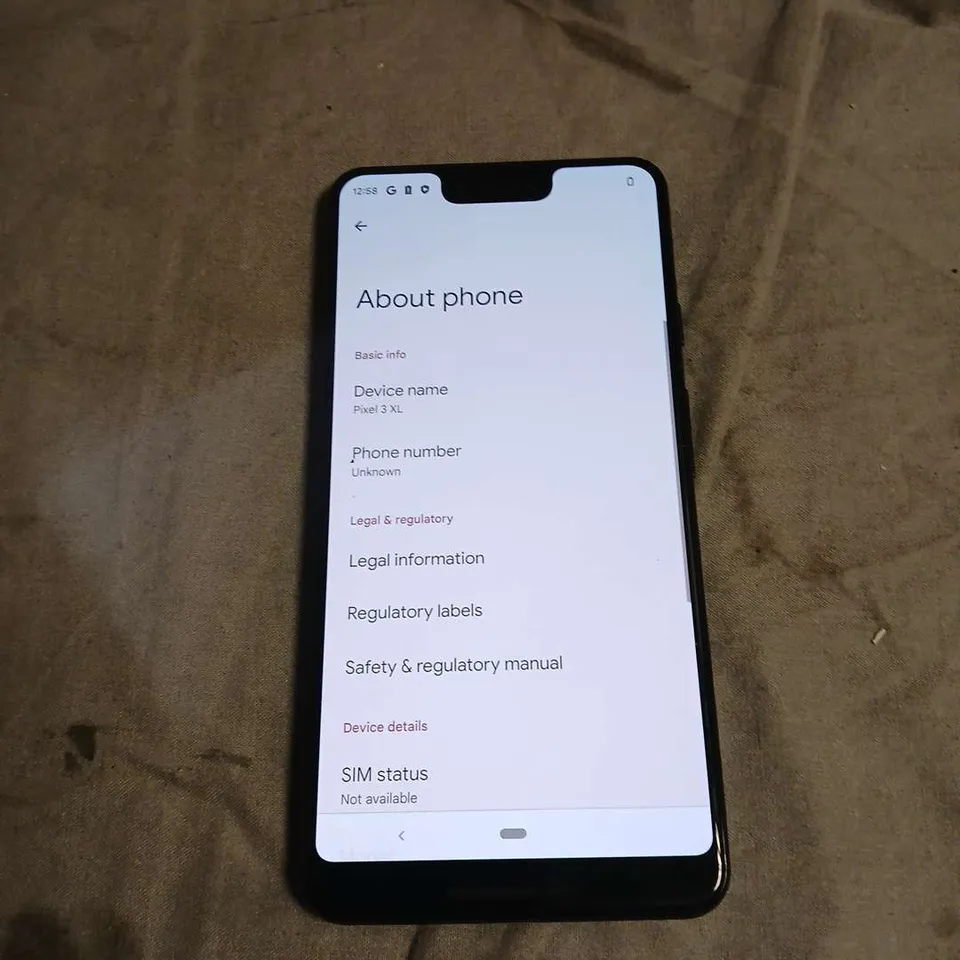 GOOGLE PIXEL 3 XL – BLACK