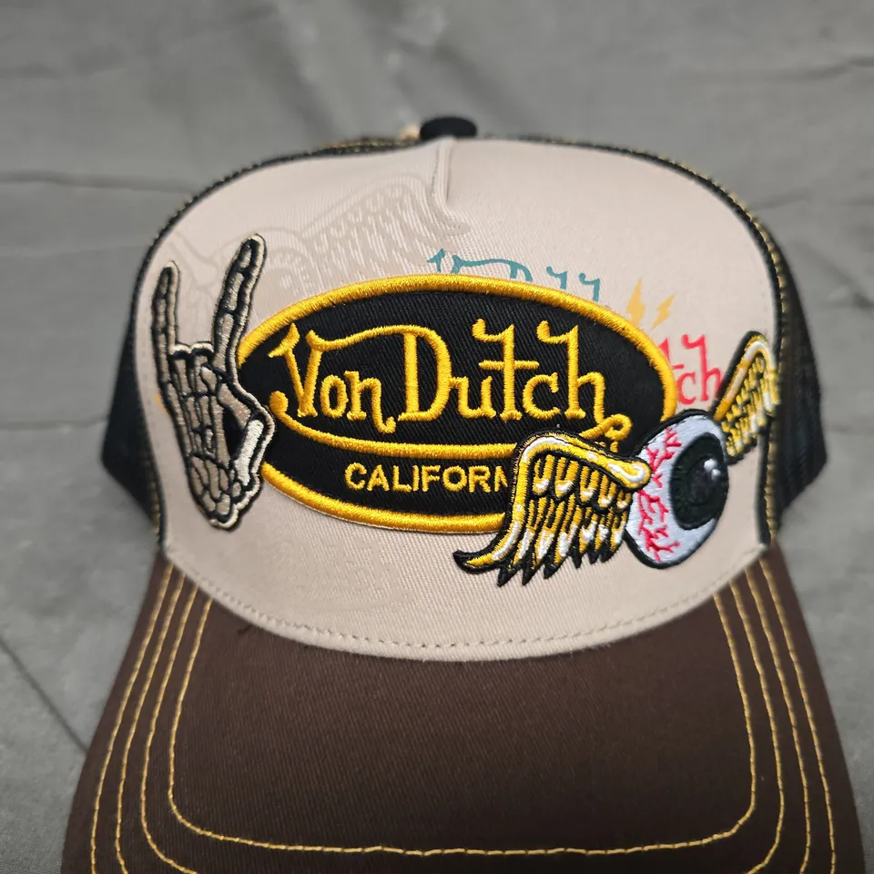 VON DUTCH CALIFORNIA TRUCKER CAP – ONE SIZE FITS ALL