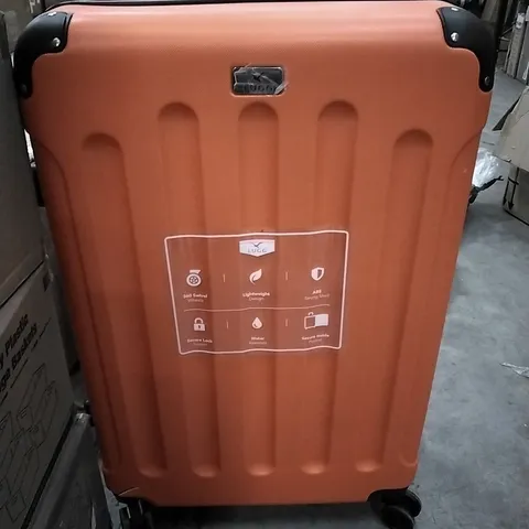 LUGG HARDSHELLTRAVEL SUITCASE IN ORANGE - (NOT BOXED)