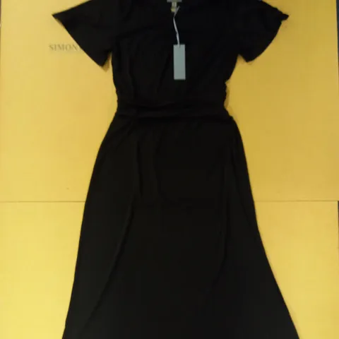 BRAND NEW RUTH LANGSFORD BLACK DRESS SIZE UK 10T