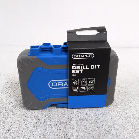 BOXED DRAPER MASONRY DRILL BIT SET (18550)