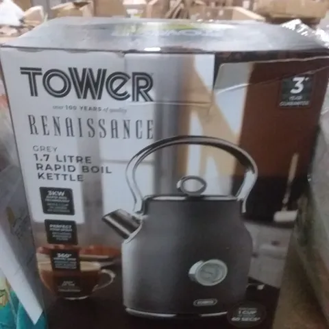 BOXED TOWER RENAISSANCE 1.7L RAPID BOILING KETTLE