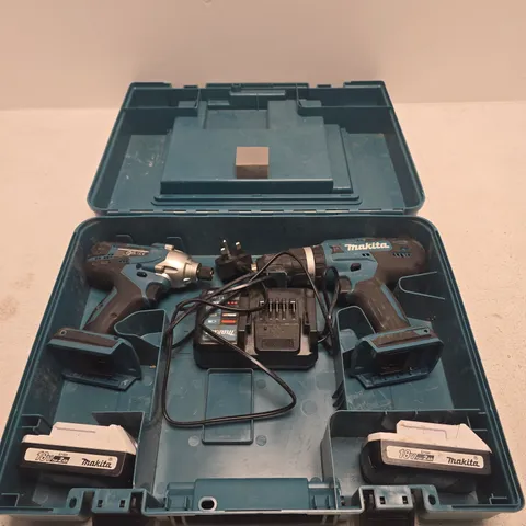 MAKITA DK18922A 18V COMBI DRILL & IMPACT DRIVER SET