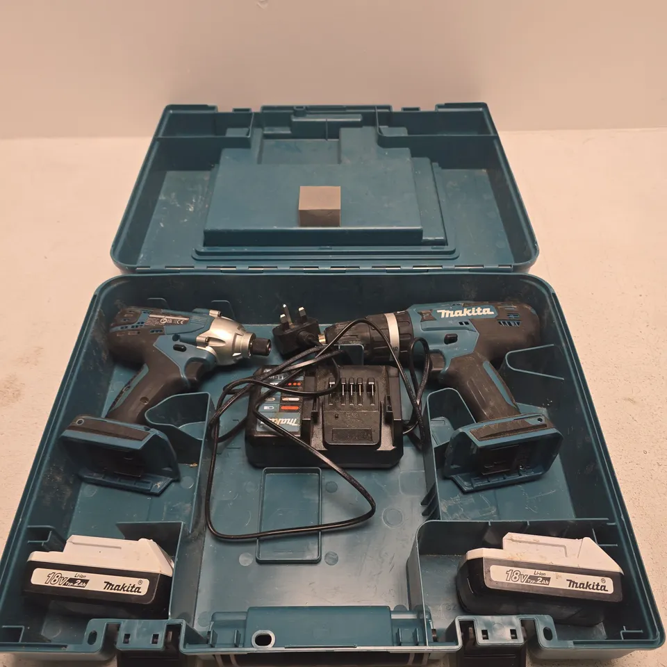MAKITA DK18922A 18V COMBI DRILL & IMPACT DRIVER SET