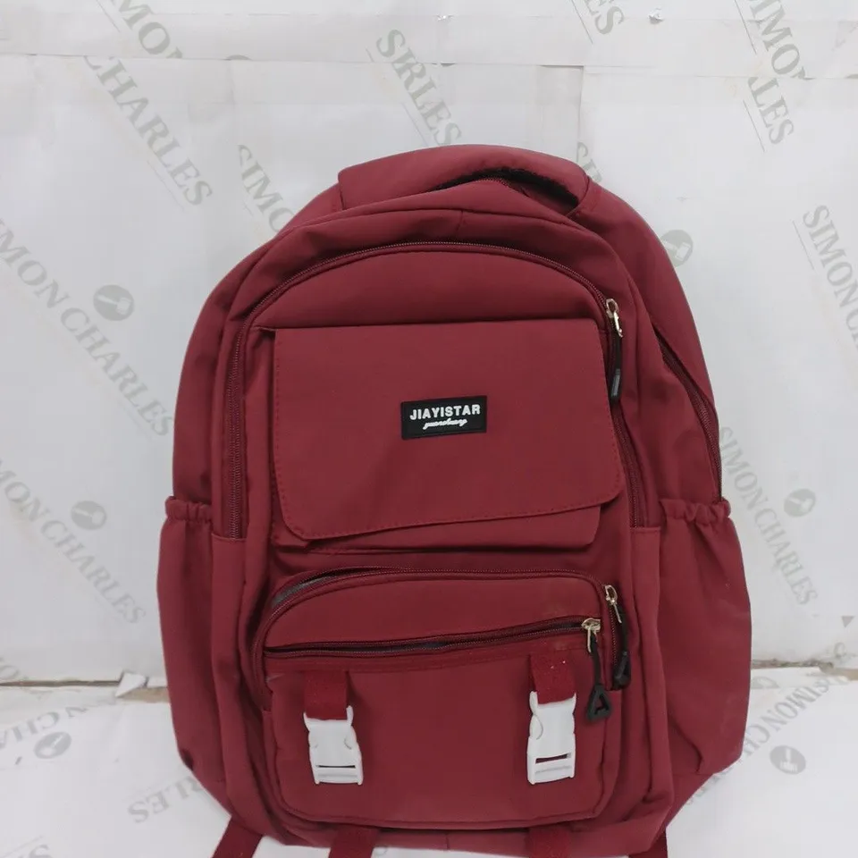 JIAYISTAR BURGENDY BACKPACK 
