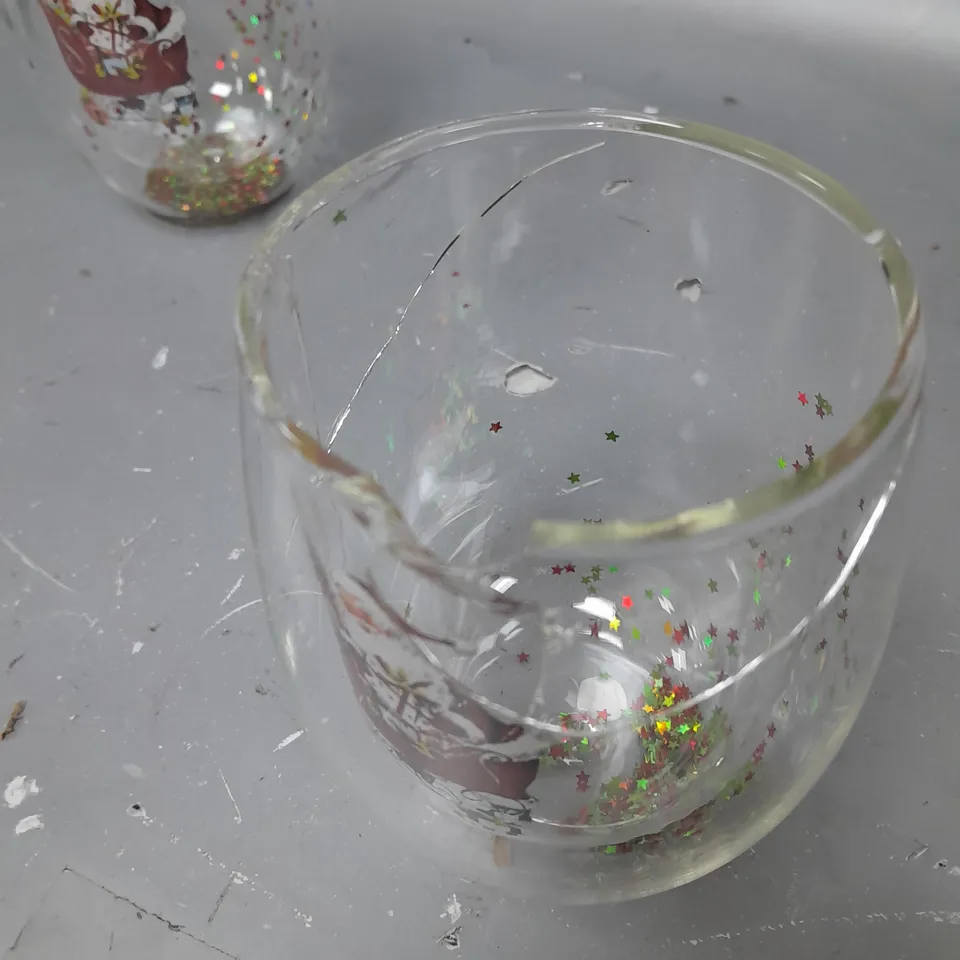 MR CHRISTMAS SET OF 2 FESTIVE GLASSES