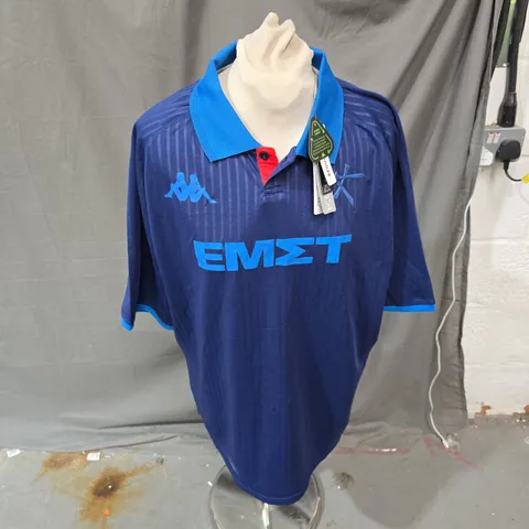 FC ATHENS KAPPA FOOTBALL SHIRT – MEN’S XL, BLUE