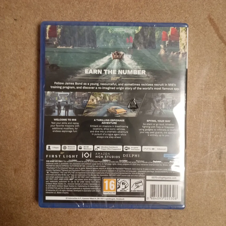 SEALED 007 FIRST LIGHT PLAYSTATION 5 VIDEO GAME