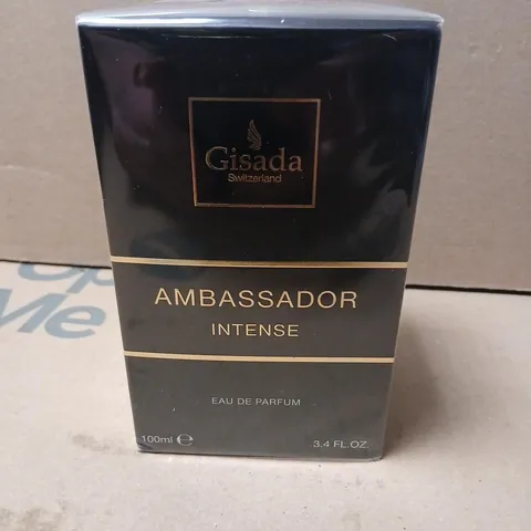 BOXED AND SEALED GISADA AMBASSADOR INTENSE EAU DE PARFUM 100ML