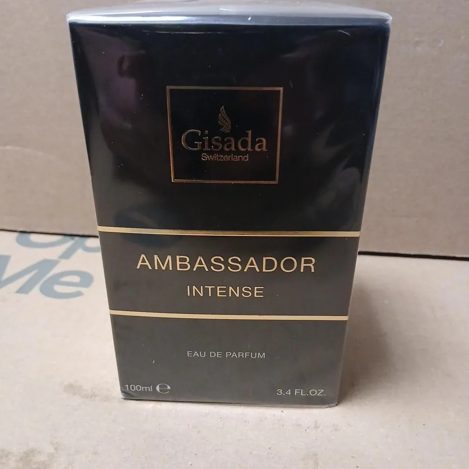 BOXED AND SEALED GISADA AMBASSADOR INTENSE EAU DE PARFUM 100ML