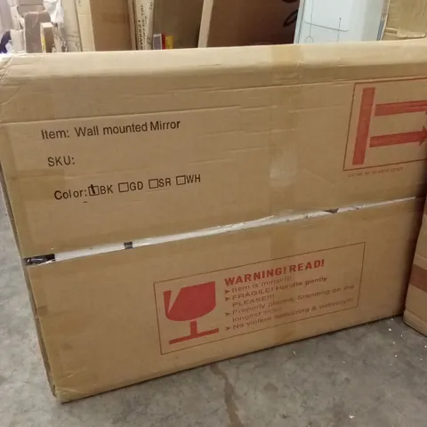 BOXED METAL FLAT MIRROR