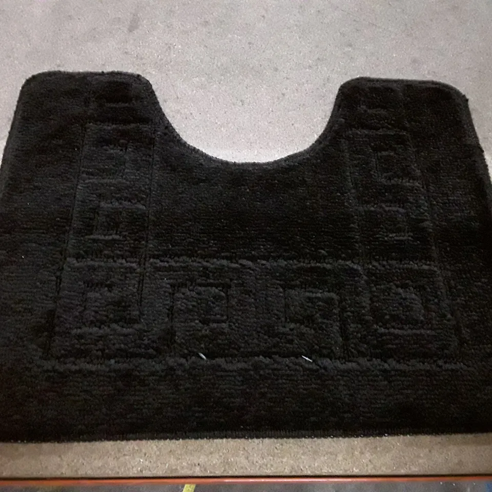 BAGGED 2 PIECE SET RECTANGLE/U-SHAPED BATH MATS