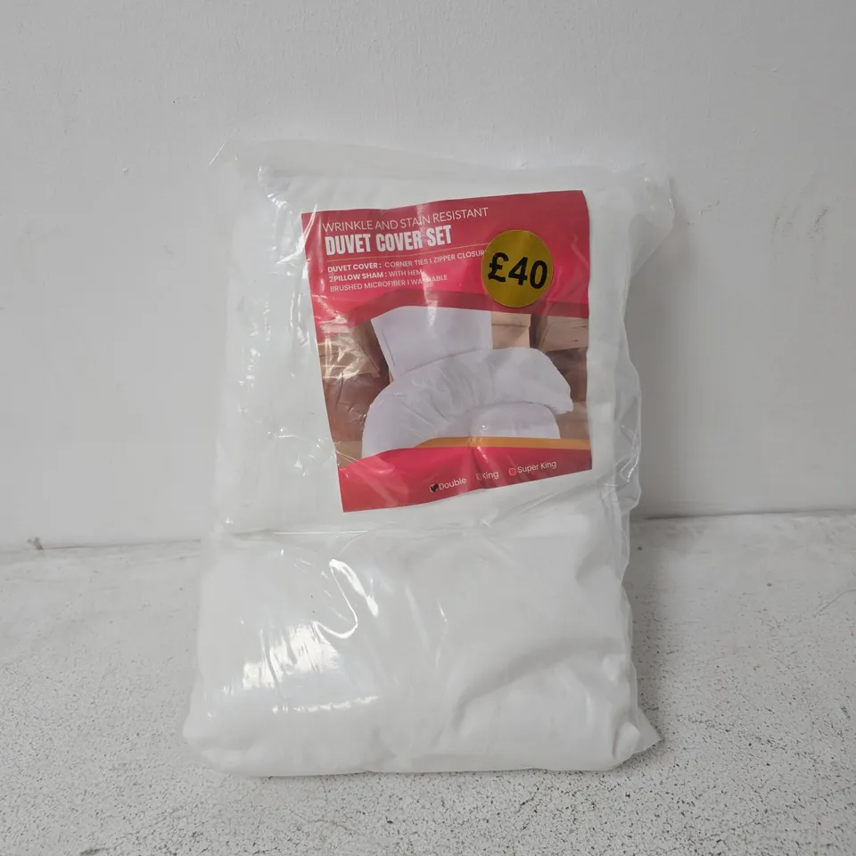 DUVET COVER SET – WRINKLE & STAIN RESISTANT