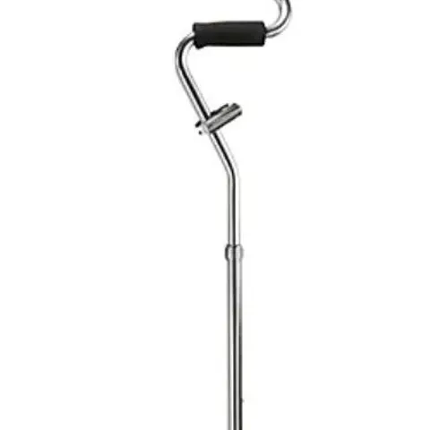 STRONG ARM COMFORT CANE WITH STANDING BASE & LIGHT IN PURPLE