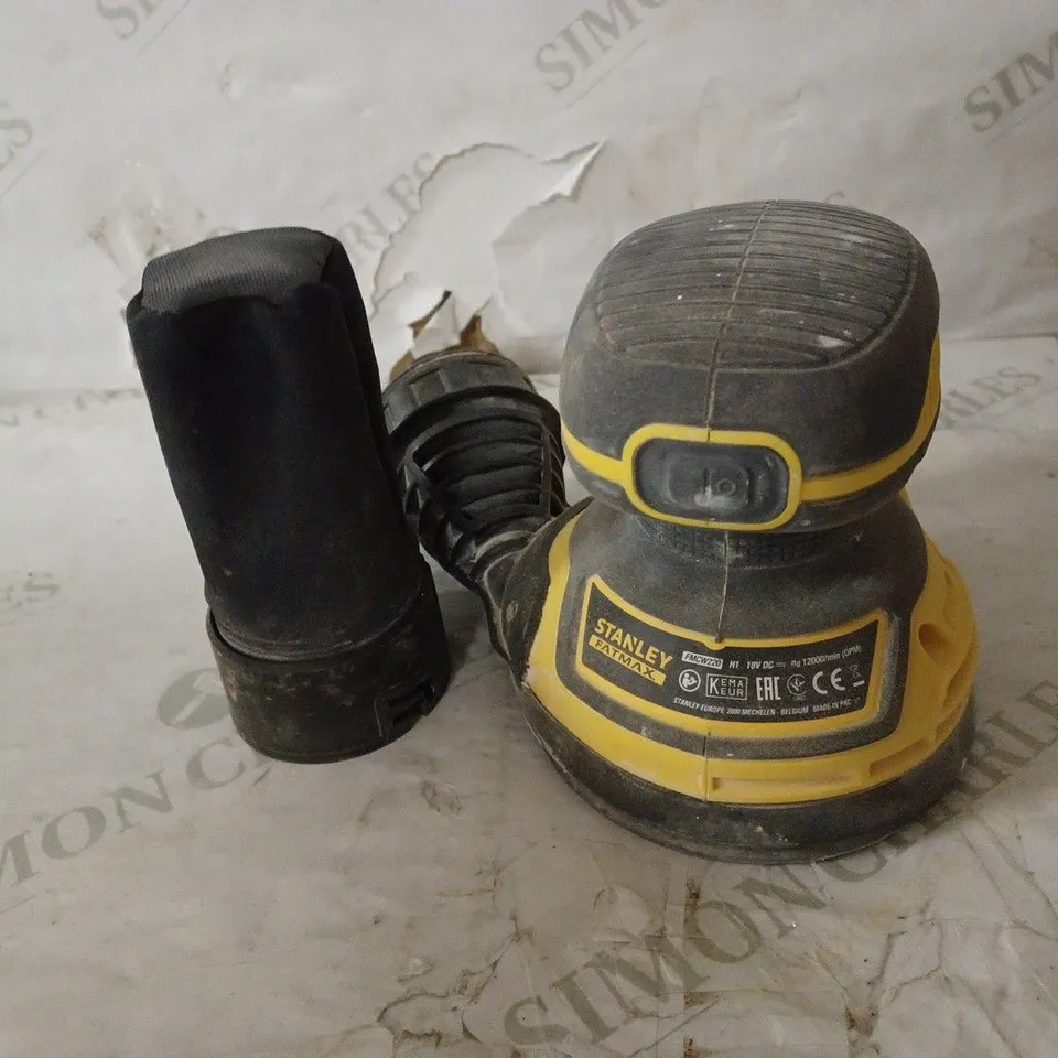 STANLEY FATMAX LITHIUM RANDOM ORBITAL CORDLESS ELECTRIC SANDER, FMCW220B-XJ - BARE UNIT