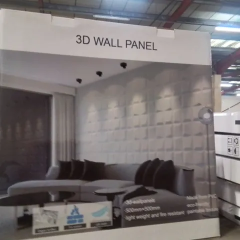 X5 PACKS OF 3D WALL PANELS 