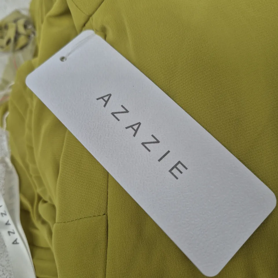 AZAZIE YULIANA DRESS – LEMONGRASS, UK 14