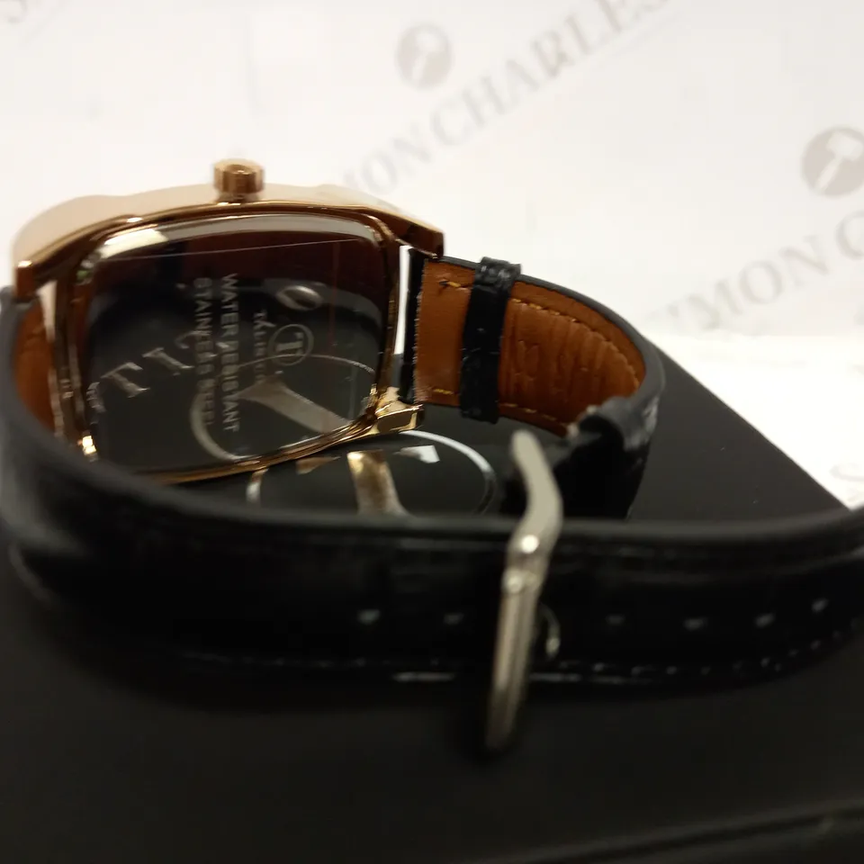 TALIS CO TWO TONE LEATHER STRAP WATCH RRP £550