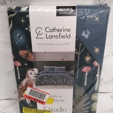 BAGGED CATHERINE LANSFIELD ENCHANTED TWILIGHT ANIMALS DUVET COVER SET - SIZE: 200CM X 200CM