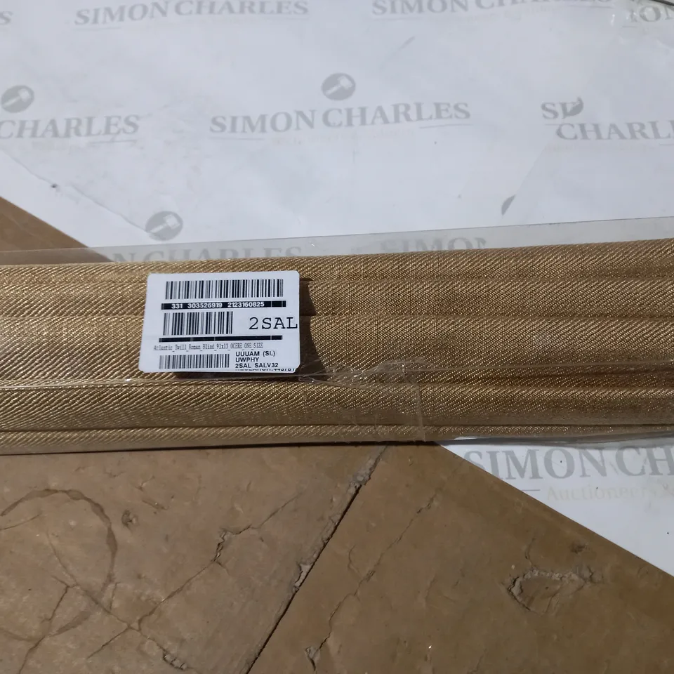 ATLANTIC TWILL ROMAN BLIND 91X137CM RRP £40